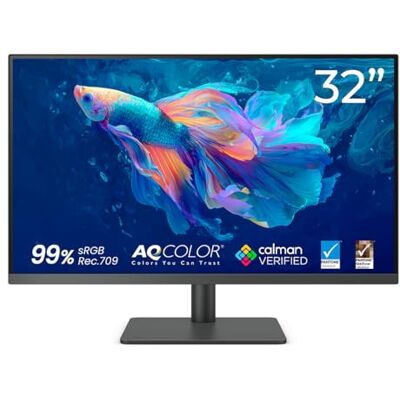 BenQ PD3205U Moniteur 4K 31,5" pour Mac, UHD, sRGB, Rec.709, HDR10, IPS, Technologie AQCOLOR, USB-C, Calibré en usine, mode couleur, mode chambre noire, mode animation, mode CAD/CAM, Hotkey Puck G2, BenQ PD3205U Moniteur 4K 31,5" pour Mac, UHD, sRGB, Rec.709, HDR10, IPS, Technologie AQCOLOR, USB-C, Calibré en usine, mode couleur, mode chambre noire, mode animation, mode CAD/CAM, Hotkey Puck G2,