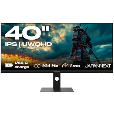 Japannext Ecran PC Gamer 40" 144hz 1ms IPS UWQHD (3440x1440) Recharge Via USB-C(90W) Inclinaison réglable G-Sync/FreeSync JN-IPS401UWQHD144-C90W Japannext Ecran PC Gamer 40" 144hz 1ms IPS UWQHD (3440x1440) Recharge Via USB-C(90W) Inclinaison réglable G-Sync/FreeSync JN-IPS401UWQHD144-C90W