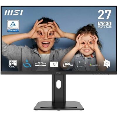 MSI PRO MP273QP E2 écran plat de PC 68-6 cm (27") 2560 x 1440 pixels Wide Quad HD LED Noir MSI PRO MP273QP E2 écran plat de PC 68-6 cm (27") 2560 x 1440 pixels Wide Quad HD LED Noir