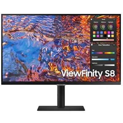 Samsung Ecran PC ViewFinity S80PB, 32" 60Hz Dalle IPS, Résolution UHD 4K 3 840 x 2 160, 5ms,1000:1,Pied Ajustable,VESAFlicker Free,Game Mode,Windows10,Auto Source Switch+,HDMI,USB-C Samsung Ecran PC ViewFinity S80PB, 32" 60Hz Dalle IPS, Résolution UHD 4K 3 840 x 2 160, 5ms,1000:1,Pied Ajustable,VESAFlicker Free,Game Mode,Windows10,Auto Source Switch+,HDMI,USB-C