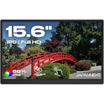 Japannext Ecran Portable Tactile 15.6" IPS Full HD JN-MD-i156F-T-LE Full HD (1920x1080) Haut-parleurs intégrés MiniHDMI(x1) USB-C(x1) Prise Jack(x1) G-Sync/FreeSync JN-MD-i156F-T-LE Japannext Ecran Portable Tactile 15.6" IPS Full HD JN-MD-i156F-T-LE Full HD (1920x1080) Haut-parleurs intégrés MiniHDMI(x1) USB-C(x1) Prise Jack(x1) G-Sync/FreeSync JN-MD-i156F-T-LE