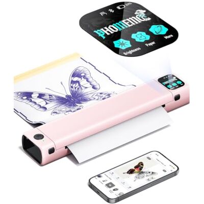 Phomemo M08F Plus AI Imprimante à Pochoir Pour Tatouage avec écran Tactile Phomemo M08F Plus AI Imprimante à Pochoir Pour Tatouage avec écran Tactile