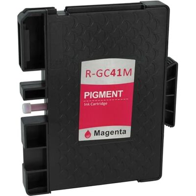 vhbw Cartouche d'encre magenta de rechange pour Ricoh GC-41M (30 ml + puce) vhbw Cartouche d'encre magenta de rechange pour Ricoh GC-41M (30 ml + puce)