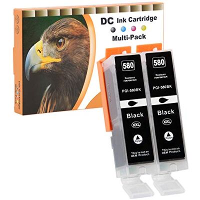 D&C Cartouches d'encre PGI-580 XXL compatibles avec Canon PGI-580 CLI-581 pour Canon Pixma TR7550 TR8550 TS6150 TS6151 TS6250 TS6251 TS8150 TS8151 TS8152 TS8250 TS8251 8252 TS9150, TS9155, TS9550 D&C Cartouches d'encre PGI-580 XXL compatibles avec Canon PGI-580 CLI-581 pour Canon Pixma TR7550 TR8550 TS6150 TS6151 TS6250 TS6251 TS8150 TS8151 TS8152 TS8250 TS8251 8252 TS9150, TS9155, TS9550