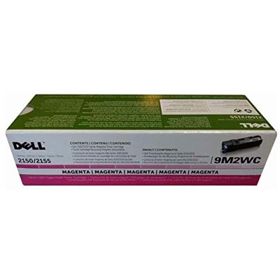 Dell 9M2WC 2150 2155 Cartouche de toner laser (magenta) dans son emballage de vente au détail Dell 9M2WC 2150 2155 Cartouche de toner laser (magenta) dans son emballage de vente au détail