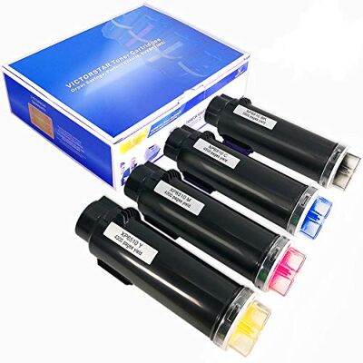VICTORSTAR Cartouche de Toner Compatible Xerox 6510 6515 (Noir + Cyan + Magenta + Jaune) 4 Couleurs The Highest Yield 5500 Pages et 4300 Pages pour Xerox Phaser 6510 WorkCentre 6515 (4 Couleurs) VICTORSTAR Cartouche de Toner Compatible Xerox 6510 6515 (Noir + Cyan + Magenta + Jaune) 4 Couleurs The Highest Yield 5500 Pages et 4300 Pages pour Xerox Phaser 6510 WorkCentre 6515 (4 Couleurs)