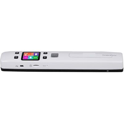 CraftNestUK Mini scanner portable pour documents 1050 dpi Support carte TF max 32 Go Photo JPEG PDF Numérisation couleur des reçus CraftNestUK Mini scanner portable pour documents 1050 dpi Support carte TF max 32 Go Photo JPEG PDF Numérisation couleur des reçus