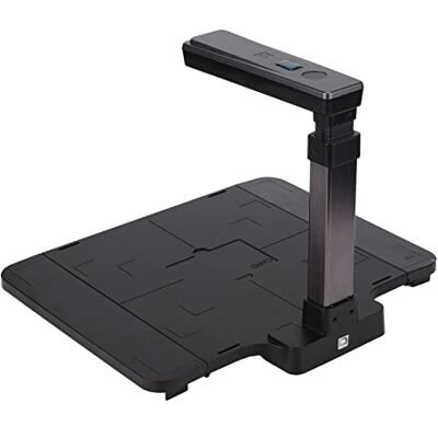 Luqeeg Scanner d'appareil photo de documents, 5 MP A4, format Catch, scanner portable avec capteur CMOS et lumière LED, prend en charge le balayage couleur noir et blanc, scanner USB, mode autofocus pour Luqeeg Scanner d'appareil photo de documents, 5 MP A4, format Catch, scanner portable avec capteur CMOS et lumière LED, prend en charge le balayage couleur noir et blanc, scanner USB, mode autofocus pour