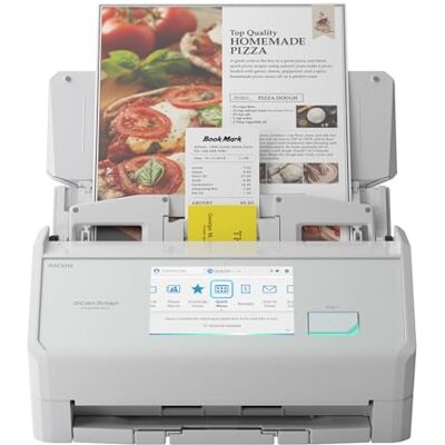ScanSnap iX2500 Scanner de documents recto verso haute vitesse, 45 ppm/90 ipm, chargeur automatique 100 feuilles, optique 600 dpi, écran tactile 5 po, Wi-Fi 6, USB 3.2 Gen 1 × 1, PC et Mac ScanSnap iX2500 Scanner de documents recto verso haute vitesse, 45 ppm/90 ipm, chargeur automatique 100 feuilles, optique 600 dpi, écran tactile 5 po, Wi-Fi 6, USB 3.2 Gen 1 × 1, PC et Mac
