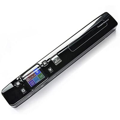 MAXWXB Scanner portatif Portable, Scanner de Documents et d'images sans Fil, écran LCD Format JPG/PDF Format A4, Carte SD 32G Incluse, pour Livres de reçus professionnels大 (Noir) MAXWXB Scanner portatif Portable, Scanner de Documents et d'images sans Fil, écran LCD Format JPG/PDF Format A4, Carte SD 32G Incluse, pour Livres de reçus professionnels大 (Noir)