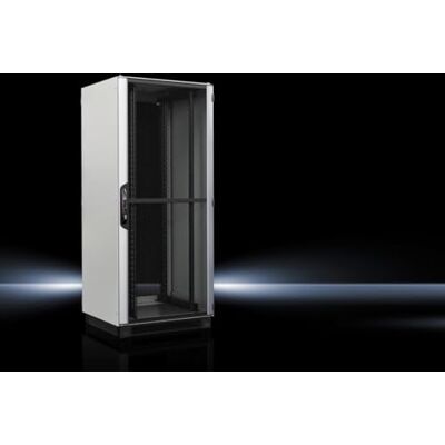 Rittal 5309156 VX IT Rack réseau/serveur préconfiguré avec porte vitrée et angles de montage standard 482,6 mm Rittal 5309156 VX IT Rack réseau/serveur préconfiguré avec porte vitrée et angles de montage standard 482,6 mm