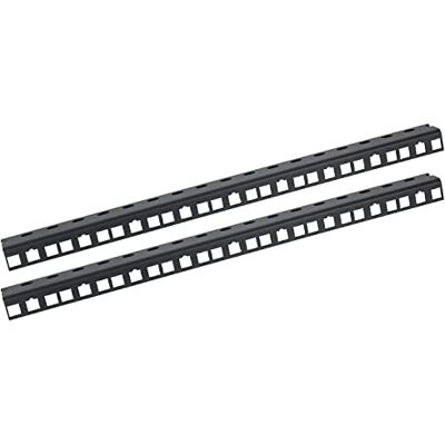 HMF 66809-02 Rail de rack pour armoire serveur 2 pièces 10" 9U Noir HMF 66809-02 Rail de rack pour armoire serveur 2 pièces 10" 9U Noir