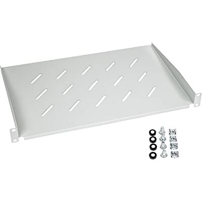 HMF 65499 Étagère pour armoire serveur 19" 1 U Profondeur : 300 mm Gris clair HMF 65499 Étagère pour armoire serveur 19" 1 U Profondeur : 300 mm Gris clair