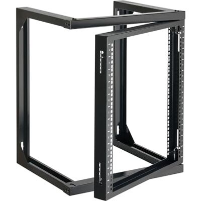 VEVOR Rack de serveur à cadre ouvert 12U, autoportant ou support mural avec portail pivotant à 180 degrés, rack réseau pour équipement informatique de 48,3 cm et appareils A/V VEVOR Rack de serveur à cadre ouvert 12U, autoportant ou support mural avec portail pivotant à 180 degrés, rack réseau pour équipement informatique de 48,3 cm et appareils A/V