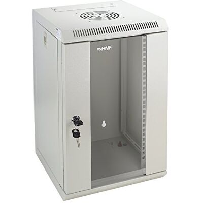 HMF 63309-07 Baie Serveur 10 Pouces, 9U, Armoire Réseau, Rack Server, 10", 31,2 x 30 x 48,3 cm, Entièrement Monté, Gris Clair HMF 63309-07 Baie Serveur 10 Pouces, 9U, Armoire Réseau, Rack Server, 10", 31,2 x 30 x 48,3 cm, Entièrement Monté, Gris Clair