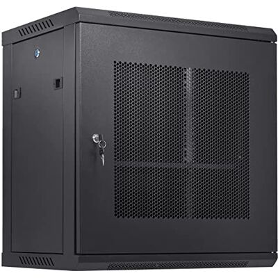 VEVOR Armoire serveur réseau 12U à montage mural, profondeur de 39,9 cm, armoire serveur, capacité de charge maximale de 90,7 kg, avec panneaux latéraux de porte verrouillables, pour équipement VEVOR Armoire serveur réseau 12U à montage mural, profondeur de 39,9 cm, armoire serveur, capacité de charge maximale de 90,7 kg, avec panneaux latéraux de porte verrouillables, pour équipement