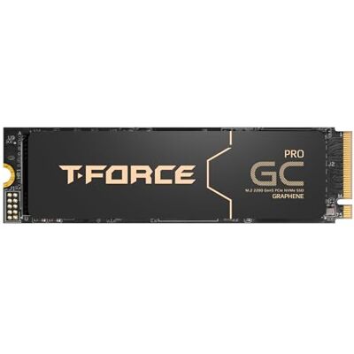 TEAMGROUP T-Force GC PRO 2TB Graphene Heatsink DRAM SLC Cache 3D TLC NAND NVMe InnoGrit PCIe Gen5x4 M.2 2280 Disque dur SSD interne gaming Lecture/écriture 12500/11000 Mo/s TM8FFL002T0C129 TEAMGROUP T-Force GC PRO 2TB Graphene Heatsink DRAM SLC Cache 3D TLC NAND NVMe InnoGrit PCIe Gen5x4 M.2 2280 Disque dur SSD interne gaming Lecture/écriture 12500/11000 Mo/s TM8FFL002T0C129
