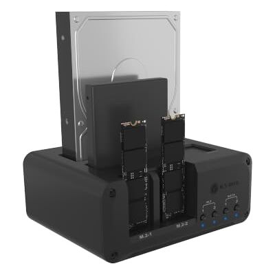 ICY BOX SSD-behuizing 4-Bay, USB 3.2 Gen 2, USB-C 10 Gbps, M.2 NVMe ICY BOX SSD-behuizing 4-Bay, USB 3.2 Gen 2, USB-C 10 Gbps, M.2 NVMe
