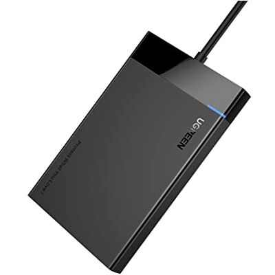 UGREEN USB 3.0 Boîtier Externe Disque Dur 2,5 Pouces SATA III HDD SSD avec 5 Gbps UASP Compatible avec Windows 11 Mac OS Linux, Câble USB 3.0 Intégré UGREEN USB 3.0 Boîtier Externe Disque Dur 2,5 Pouces SATA III HDD SSD avec 5 Gbps UASP Compatible avec Windows 11 Mac OS Linux, Câble USB 3.0 Intégré