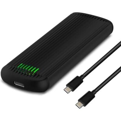 Fantec 2570 NVMe31-FastLock PCIe NVMe SSD Enclosure USB-C Generation 2 10G, Aluminum Black, Tool-Free Assembly Fantec 2570 NVMe31-FastLock PCIe NVMe SSD Enclosure USB-C Generation 2 10G, Aluminum Black, Tool-Free Assembly
