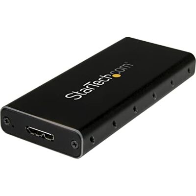 StarTech .com Boîtier USB 3.1 (10 Gb/s) pour disque mSATA Stockage de données portable pour mSATA et mSATA Mini Aluminium (SMS1BMU313) StarTech .com Boîtier USB 3.1 (10 Gb/s) pour disque mSATA Stockage de données portable pour mSATA et mSATA Mini Aluminium (SMS1BMU313)