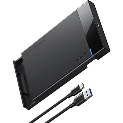 UGREEN USB C Boîtier Externe 2,5 Pouces Disque Dur SATA III II I HDD SSD USB 3.1 Gen 2 Type C 6Gbps UASP Supporte Windows Mac OS Linux, Câble Inclus UGREEN USB C Boîtier Externe 2,5 Pouces Disque Dur SATA III II I HDD SSD USB 3.1 Gen 2 Type C 6Gbps UASP Supporte Windows Mac OS Linux, Câble Inclus