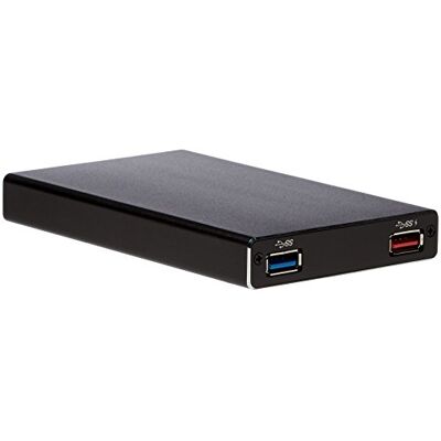 Silverstone Technology Boîtier pour disque dur/SSD de 2,5" avec port USB 3.1 Gen 1 de type C, alimentation jusqu'à 60 watts et concentrateur USB Type-A TS15B Silverstone Technology Boîtier pour disque dur/SSD de 2,5" avec port USB 3.1 Gen 1 de type C, alimentation jusqu'à 60 watts et concentrateur USB Type-A TS15B
