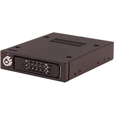 Icy Dock ToughArmor MB991SK-B Rack amovible robuste remplaçable à chaud en métal pour SSD ou disque dur SATA et SAS de 2,5" dans un boîtier pour disques de 3,5 Icy Dock ToughArmor MB991SK-B Rack amovible robuste remplaçable à chaud en métal pour SSD ou disque dur SATA et SAS de 2,5" dans un boîtier pour disques de 3,5