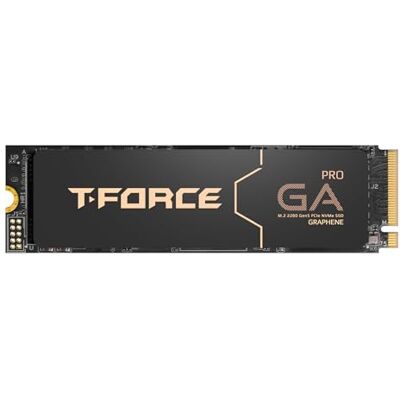 TEAMGROUP T-Force GA PRO 2TB SSD Graphene Heatsink DRAM SLC Cache 3D TLC NAND NVMe InnoGrit PCIe Gen5x4 M.2 Lecture/écriture 10 000/8 500 Mo/s TM8FFJ002T0C129 TEAMGROUP T-Force GA PRO 2TB SSD Graphene Heatsink DRAM SLC Cache 3D TLC NAND NVMe InnoGrit PCIe Gen5x4 M.2 Lecture/écriture 10 000/8 500 Mo/s TM8FFJ002T0C129