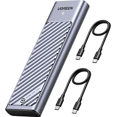 UGREEN Boîtier M.2 SSD NVME NGFF SATA en Aluminium USB 3.2 Gen 2 10 Gbps UGREEN Boîtier M.2 SSD NVME NGFF SATA en Aluminium USB 3.2 Gen 2 10 Gbps
