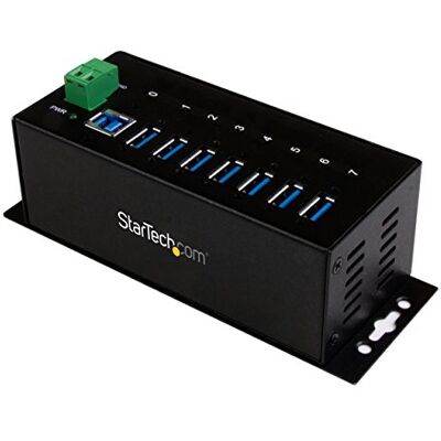 StarTech .com Hub USB 3.0 industriel à 7 ports Concentrateur USB 3.0 avec protection contre ESD (DES) (ST7300USBME) StarTech .com Hub USB 3.0 industriel à 7 ports Concentrateur USB 3.0 avec protection contre ESD (DES) (ST7300USBME)