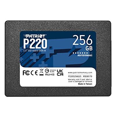 Patriot Memory Patriot P220 SSD 256Go SATA III Disque Solide Interne 2.5 Patriot Memory Patriot P220 SSD 256Go SATA III Disque Solide Interne 2.5