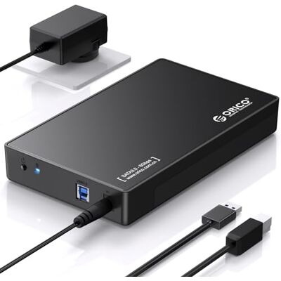 ORICO USB 3.0 Boîtier Disque Dur Externe, pour Disque Dur/SSD SATA 3,5/2,5 Pouces Jusqu'à 16 to, Boîtier de Disque Dur 3,5'' sans Outil avec Adaptateur Secteur 12 V/2 A et Accélération UASP (3588US3) ORICO USB 3.0 Boîtier Disque Dur Externe, pour Disque Dur/SSD SATA 3,5/2,5 Pouces Jusqu'à 16 to, Boîtier de Disque Dur 3,5'' sans Outil avec Adaptateur Secteur 12 V/2 A et Accélération UASP (3588US3)