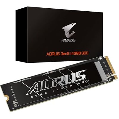Gigabyte Aorus Disque SSD M.2 Gen5 14000 1 To (PCIe Gen 5.0 x4/NVMe 2.0) Gigabyte Aorus Disque SSD M.2 Gen5 14000 1 To (PCIe Gen 5.0 x4/NVMe 2.0)