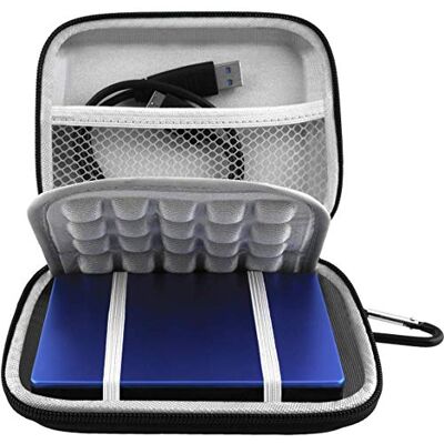 Lacdo Housse de Protection pour Disque Dur Externe portable Compatible Seagate Game Drive for PS4 / Xbox, Seagate Portable, Seagate Expansion HDD 1To 2To 3To 4To 5To 2,5" Étui Antichoc Pochette, Nior Lacdo Housse de Protection pour Disque Dur Externe portable Compatible Seagate Game Drive for PS4 / Xbox, Seagate Portable, Seagate Expansion HDD 1To 2To 3To 4To 5To 2,5" Étui Antichoc Pochette, Nior