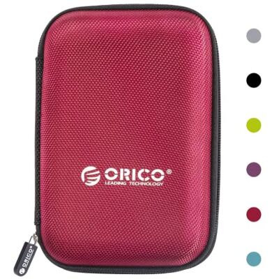 ORICO Étui de Protection Disque Dur Externe Étanche 2.5'' pour Organiser Les HDD SSD 2.5 Pouces et Les Accessoires Informatiques,Rouge (PHD-25) ORICO Étui de Protection Disque Dur Externe Étanche 2.5'' pour Organiser Les HDD SSD 2.5 Pouces et Les Accessoires Informatiques,Rouge (PHD-25)
