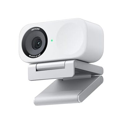 Insta360 Link 2C Ensemble standard Arctic White – Webcam 4K pour PC/Mac, capteur 1,27 cm, cadrage automatique, HDR, micro antibruit AI, contrôle gestuel pour streaming Insta360 Link 2C Ensemble standard Arctic White – Webcam 4K pour PC/Mac, capteur 1,27 cm, cadrage automatique, HDR, micro antibruit AI, contrôle gestuel pour streaming