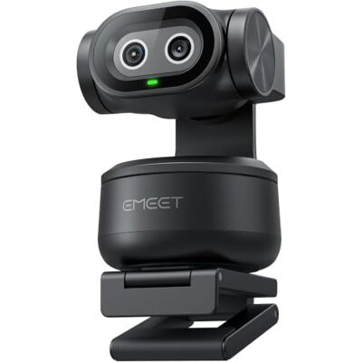 EMEET PIXY Caméra PTZ à double caméra alimentée par l'IA 2K, suivi AI, autofocus PDAF et AI 0,2 s, capteur Sony 1/2,55", 3 micros, préréglages, contrôle gestuel, webcam 2K pour streaming et compatible EMEET PIXY Caméra PTZ à double caméra alimentée par l'IA 2K, suivi AI, autofocus PDAF et AI 0,2 s, capteur Sony 1/2,55", 3 micros, préréglages, contrôle gestuel, webcam 2K pour streaming et compatible
