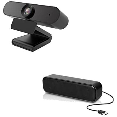Pro-Ject Webcam HD avancée 1080p Barre de son USB Pack Bundle Compatible avec GoToMeeting Pro-Ject Webcam HD avancée 1080p Barre de son USB Pack Bundle Compatible avec GoToMeeting