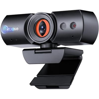 NexiGo HelloCam Pro, Webcam avec Windows Hello, autofocus 1080p 60 fps vraie, véritable confidentialité, obturateur électronique automatique, caméra d'ordinateur, microphone, amélioration du visage NexiGo HelloCam Pro, Webcam avec Windows Hello, autofocus 1080p 60 fps vraie, véritable confidentialité, obturateur électronique automatique, caméra d'ordinateur, microphone, amélioration du visage