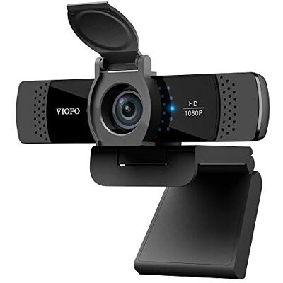 VIOFO Webcam P800 1080p avec double microphone intégré, couverture de confidentialité, clip rotatif, caméra Web HD pour ordinateur portable, ordinateur de bureau, PC, appels vidéo, jeux, conférences VIOFO Webcam P800 1080p avec double microphone intégré, couverture de confidentialité, clip rotatif, caméra Web HD pour ordinateur portable, ordinateur de bureau, PC, appels vidéo, jeux, conférences
