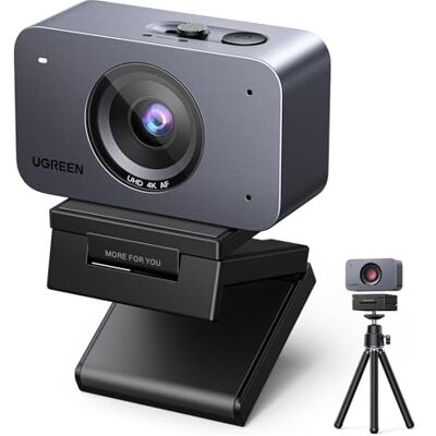 UGREEN FineCam 4K Webcam 30FPS Ultra HD Caméra USB A C PC Autofocus Trépied Métallique Deux Micro Antibruit Face AE Bascule Portrait Paysage pour Windows MacOS Linux Streaming Youtube Skype UGREEN FineCam 4K Webcam 30FPS Ultra HD Caméra USB A C PC Autofocus Trépied Métallique Deux Micro Antibruit Face AE Bascule Portrait Paysage pour Windows MacOS Linux Streaming Youtube Skype