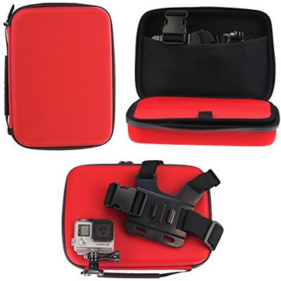 Navitech Rouge Protection Anti-Choc Housse étui de Rangement Compatible avec BOROFONE Action Camera Waterproof 4K Wi-FI 1080P 12MP Navitech Rouge Protection Anti-Choc Housse étui de Rangement Compatible avec BOROFONE Action Camera Waterproof 4K Wi-FI 1080P 12MP