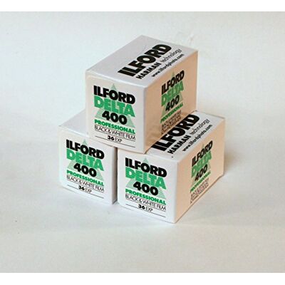 Ilford Delta 400 Lot de 3 rouleaux de film 36 Exp Ilford Delta 400 Lot de 3 rouleaux de film 36 Exp