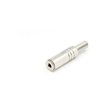 Velleman - Connettore jack femmina da 3,5 mm - stereo argento - stereo - argent - Audio jack connector Velleman - Connettore jack femmina da 3,5 mm - stereo argento - stereo - argent - Audio jack connector