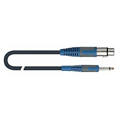 QUIK LOK – RKSM/300‑1 Câble Microphone XLR Femelle Jack Mono, 1 m, Superflex Faible Bruit, Connecteurs Plaqué Or, Noir QUIK LOK – RKSM/300‑1 Câble Microphone XLR Femelle Jack Mono, 1 m, Superflex Faible Bruit, Connecteurs Plaqué Or, Noir
