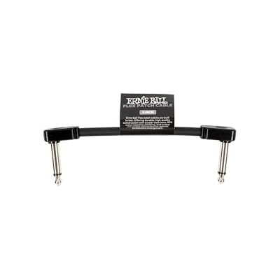 Ernie Ball Câble Patch Flex 7,5cm Noir Unité Ernie Ball Câble Patch Flex 7,5cm Noir Unité