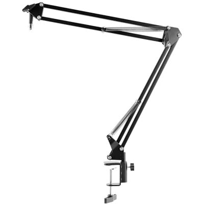 Plugger Studio Podcast Arm Support de Suspension Microphone réglable, Perche ciseaux Microphone Bras articulé Noir pour Podcast Streaming Broadcast Gaming Radio. Adaptateur fileté 3/8" – 5/8" fourni. Plugger Studio Podcast Arm Support de Suspension Microphone réglable, Perche ciseaux Microphone Bras articulé Noir pour Podcast Streaming Broadcast Gaming Radio. Adaptateur fileté 3/8" – 5/8" fourni.