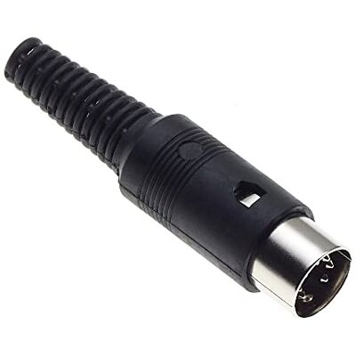 Keple Fiche DIN 7 broches Adaptateur mâle Prise Audio AV Connecteur Pin de soudure Din Keple Fiche DIN 7 broches Adaptateur mâle Prise Audio AV Connecteur Pin de soudure Din