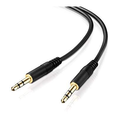 conecto CC20087 Câble audio stéréo jack (fiche jack 3,5 mm à fiche jack 3,5 mm), fiche plaquée or, 0,30m, noir conecto CC20087 Câble audio stéréo jack (fiche jack 3,5 mm à fiche jack 3,5 mm), fiche plaquée or, 0,30m, noir